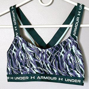Under Armour Crossback Light Support Low Sports Bra - Size Small NWT